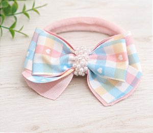 Laço Maitê com Pérolas para Bebês