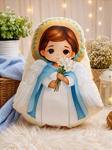Almofada Decorativa Anjo para Quarto de Bebê