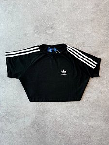 Cropped Adidas com listras