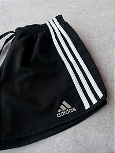 Shorts Tactel Adidas com faixa