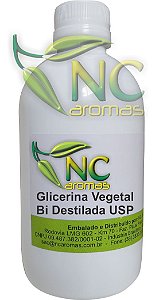 Glicerina Vegetal Bi Destilada USP Pura 250ml = 315gr