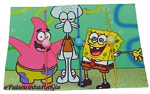 Trio de Pulseiras Bob Esponja