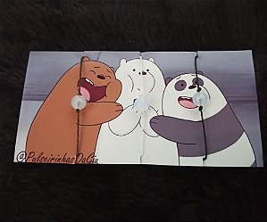 Trio de Pulseiras Urso Sem Curso Brilha no Escuro