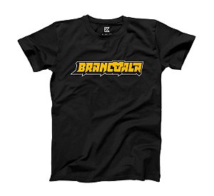 Camiseta Do r Brancoala Infantil e Juvenil Unissex mangas