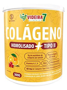 COLAGENO HIDROLISADO + TIPO2 LARANJA  C/ ACEROLA 300 G - VIDEIRA 7