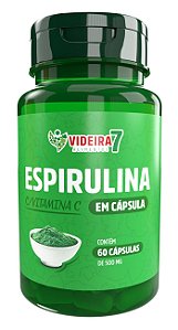 ESPIRULINA C/ VIT. C 500 MG 60 CAPS - VIDEIRA 7