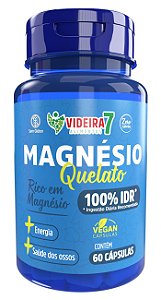 MAGNESIO QUELATO 100 % IDR 60 VCAPS - VIDEIRA 7