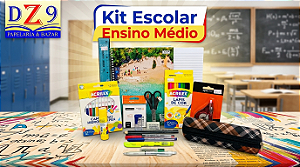 Kit Material Escolar - Ensino Médio Básico