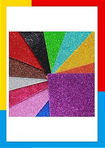 FOLHA DE E.V.A COM GLITTER 60X40