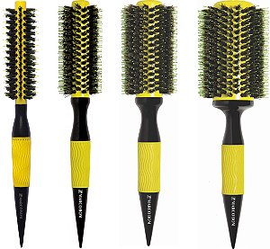 kit 04 Escovas Profissionais Marco Boni Thermal Ceramic Premium