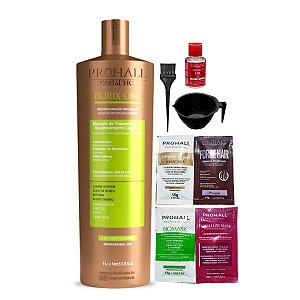 Prohall Burix One Escova Orgânica Realinhamento Capilar 1Litro