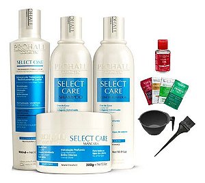 Kit Prohall Select One + Kit Manutenção Select Care +brindes