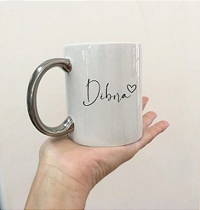 CANECA ALÇA CROMADA