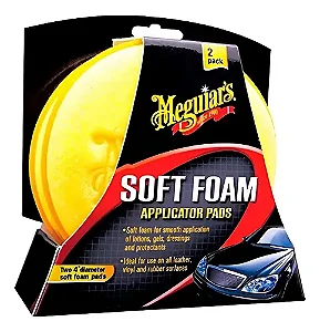 MEGUIARS FOAM APPLICATOR PADS - PCT 2 UN