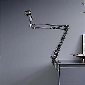 Suporte De Mesa Articulado Para Microfones Ikaza