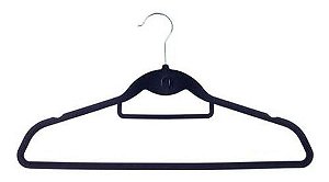 10 Cabides Aveludados Silk Modelo Tradicional IKAZA