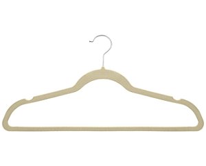 Kit 20 Unidades Cabide De Veludo Modelo Ultrafino IKAZA