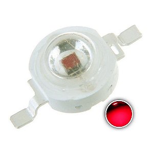 Led 3W Vermelho Deep Red 660nm