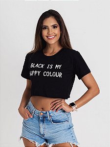 Cropped Collor Happy