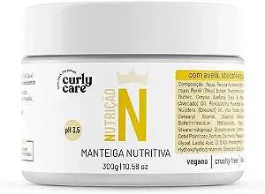 Nutrição N - Máscara Manteiga Nutritiva - Curly Care - 300g