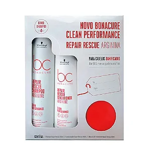 Schwarzkopf - Kit Repair Rescue - Shampoo 250 ml + Condicionador 200 ml + máscara 200 ml
