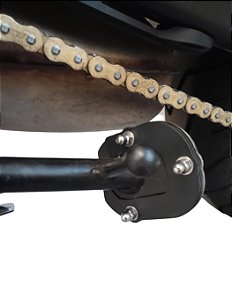 AUMENTO DA BASE DO DESCANSO LATERAL F800GS 2024 ACIMA MOTOTOP