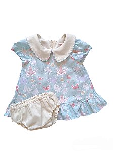 Vestido Fundo do Mar