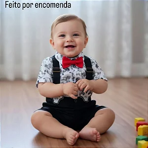 Look Mickey Mouse preto