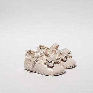 SAPATILHA FEMININA ECONOMICA - COR MARFIM - LAÇO DUPLO -  LINHA BABY