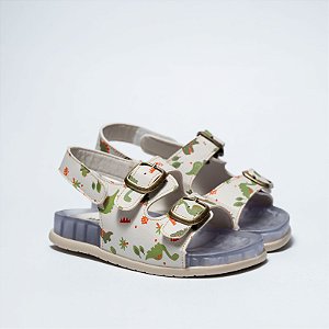 BIRKEN MENINO - COR MARFIM DINO  - LINHA KIDS