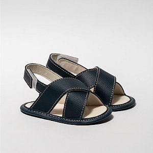SANDALIA JUQUINHA MASCULINA - COR MARINHO - MATERIAL SINTETICO - LINHA BABY