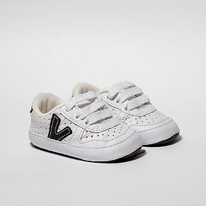 TENIS STARZINHO VISION - COR BRANCO C/  PRETO  - LINHA BABY