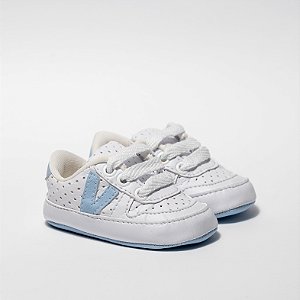 TENIS STARZINHO VISION - COR BRANCO C/ AZUL BEBE - LINHA BABY