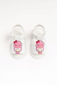 SANDALIA EMBORRACHADA PASSARINHO - COR ROSA - LINHA BABY