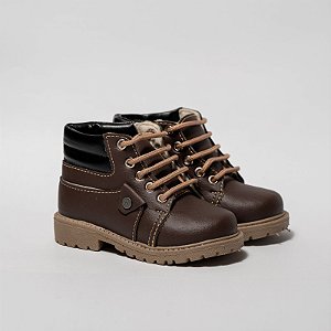 COTURNO MENINA - COR CAFÉ - LINHA KIDS