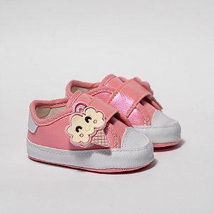STARZINHO FEMININO  - APLICAÇÃO EMBORRACHADA - COR ROSA CHICLETE - LINHA BABY