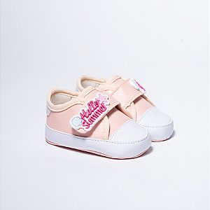 STARZINHO FEMININO  - APLICAÇÃO EMBORRACHADA - COR ROSA - LINHA BABY