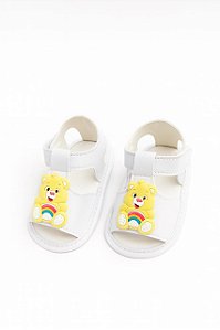 SANDALIA EMBORRACHADA URSINHO - COR AMARELO - LINHA BABY