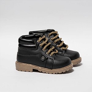 COTURNO MENINO - COR PRETO - LINHA KIDS