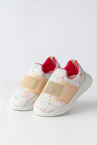 TÊNIS CALCE FÁCIL CONCHA - COR BRANCO - LINHA KIDS