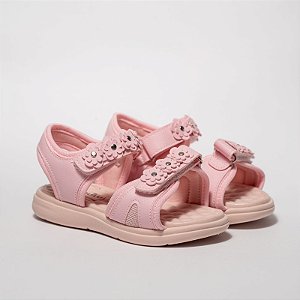 PAPETE FEMININA - MODELO FLORES - COR ROSA - LINHA KIDS