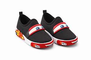 Tênis Carros-Preto-Linha Kids