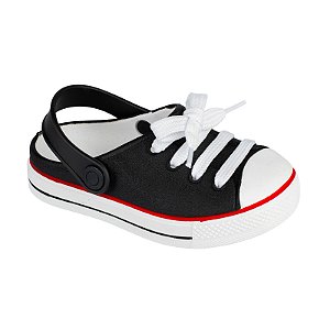 Tênis babuche emborrachado-Preto