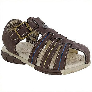 PAPETE MASCULINA ADVENTURE - FRANCISCANA COR CAFÉ - LINHA KIDS