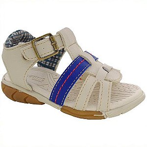 PAPETE MASCULINA ADVENTURE - FRANCISCANA ABERTA COR MARFIM - LINHA KIDS