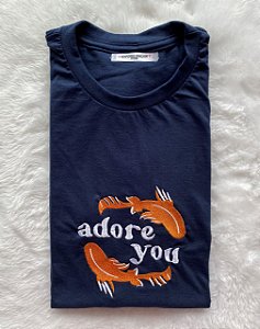 T-shirt Adore You - Bordada