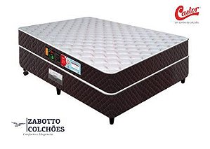 Cama Box + Colchão Castor Sleep Max D28 - Casal/Solteiro