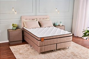 Cama box + Colchão Prorelax Mediterrâneo- Molas ensacadas
