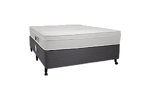 Cama Box + Colchão Castor Class New Tecnopedic One Face- Casal/Solteiro