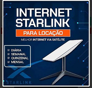 Aluguel de Internet starlink via satélite